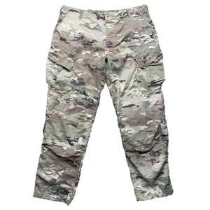 Camo Pants‎ Men 44x33 Brown Woodland Loose Military
